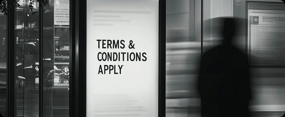 Terms & Conditions banner